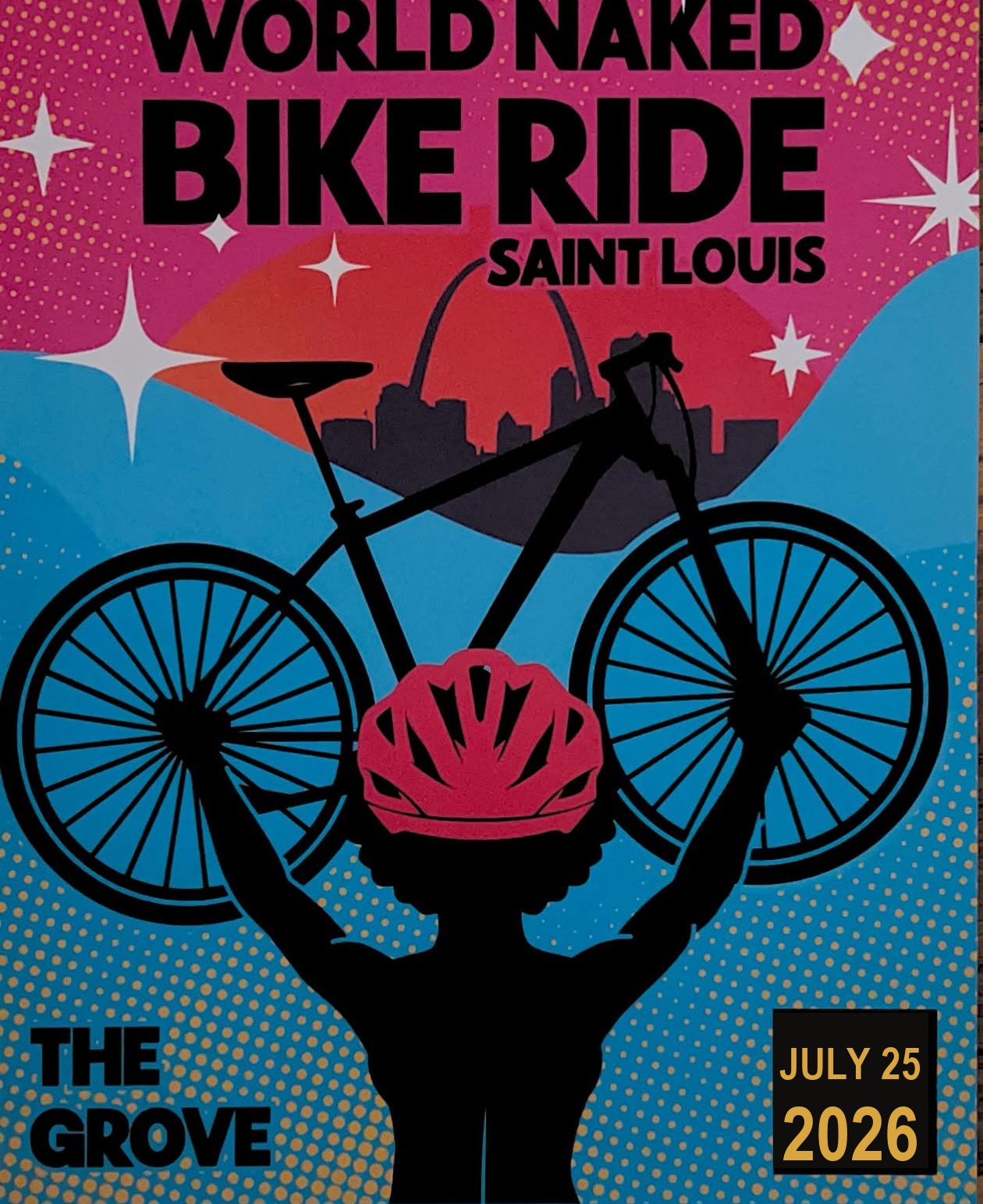 World Naked Bike Ride Saint Louis — The Grove — Saturday July 25